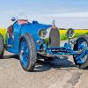 Blue Bugatti Type 35 Paint By Numbers