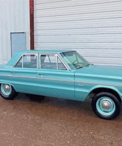 Blue Plymouth Belvedere Classic Car Paint By Numbers