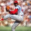 Bob Gibson Baseball Player Paint By Numbers