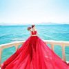 Bride In Red Dress Paint By Numbers