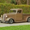 Brown 1936 Chevy Truck Paint By Numbers