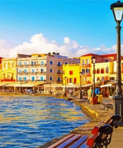 Chania City Paint By Numbers