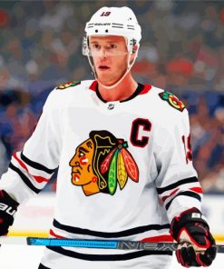 Chicago Blackhawks Jonathan Toews Player Paint By Numbers