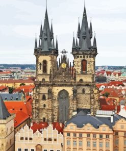 Church Of Our Lady Before Tyn Paint By Numbers