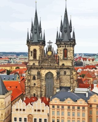 Church Of Our Lady Before Tyn Paint By Numbers