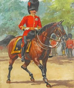 Coldstream Guard On Horse Paint By Numbers