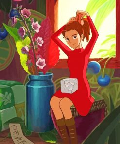 Disney Arrietty Ett Clock Character Paint By Numbers