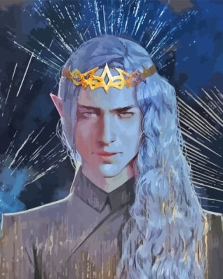 Fantasy Elf King Paint By Numbers