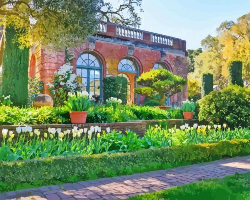 Filoli Gardens Paint By Numbers