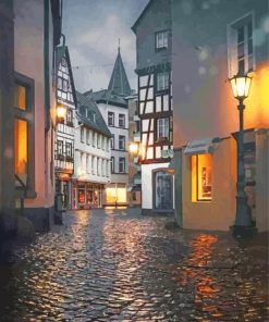 Germany Mainz City Street Paint By Numbers