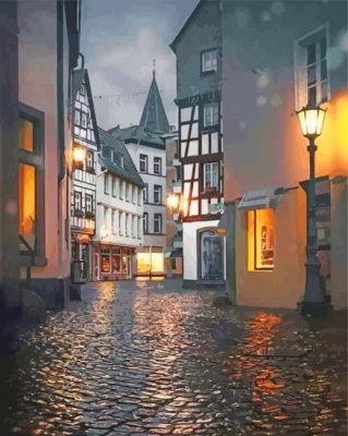 Germany Mainz City Street Paint By Numbers