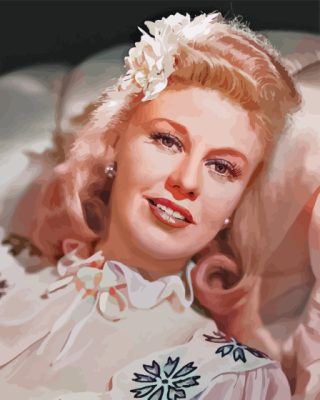 Ginger Rogers Paint By Numbers