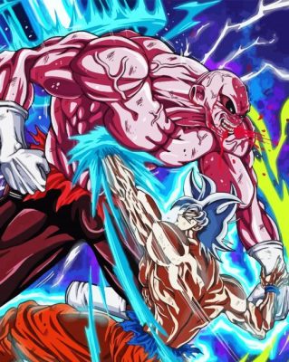 Goku Vs Jiren Paint By Numbers