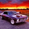 Holden Monaro GTS Car At Sunset Paint By Numbers