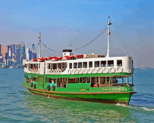 Hong Kong Ferry Paint By Numbers