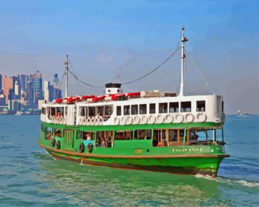 Hong Kong Ferry Paint By Numbers