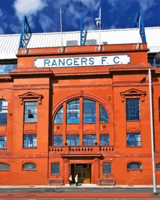 Ibrox Stadium Rangers Fc Paint By Numbers