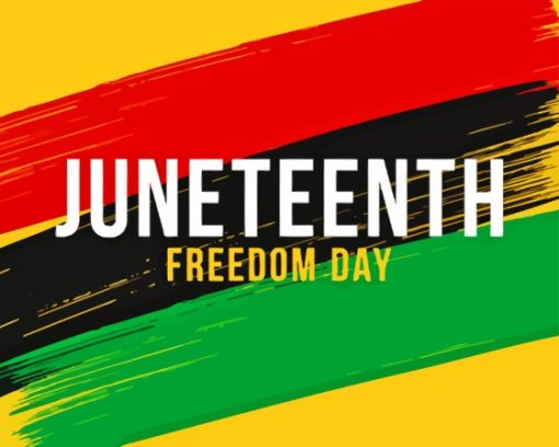 Juneteenth Freedom Day Poster Paint By Numbers