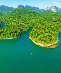 Khao Sok National Park Paint By Numbers