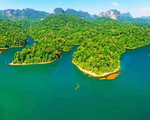 Khao Sok National Park Paint By Numbers