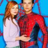 Kirsten Dunst And Tobey Maguire Spider Man Paint By Numbers