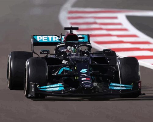 Lewis Hamilton Car Paint By Numbers