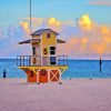 Life Guard Huts Paint By Numbers