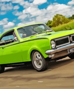 Light Green Holden Monaro Paint By Numbers