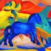 Little Blue Horse By Franz Marc Paint By Numbers