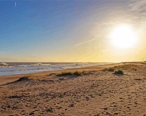 Mablethorpe Beach Paint By Numbers