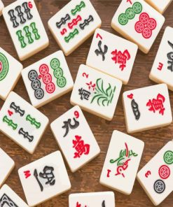 Mahjong Chinese Game Paint By Numbers