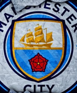 Manchester City FC Logo Paint By Numbers