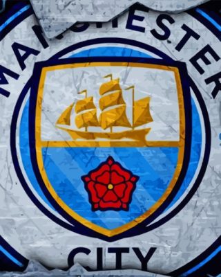 Manchester City FC Logo Paint By Numbers