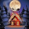 Merry Christmas Moonlight Paint By Numbers