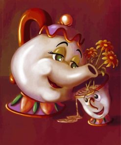 Mrs Potts Paint By Numbers