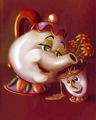 Mrs Potts Paint By Numbers