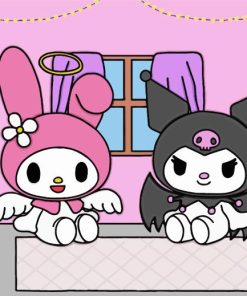 My Melody And Kuromi Cartoon Characters Paint By Numbers