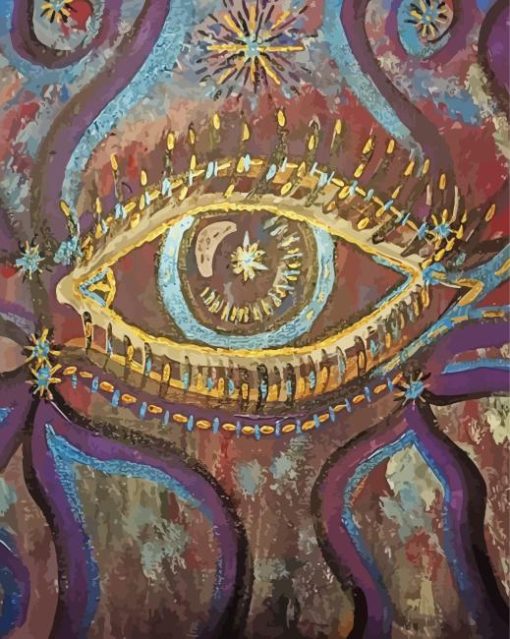 Mystical Eye Paint By Numbers