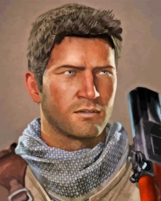 Nathan Drake Warrior Paint By Numbers