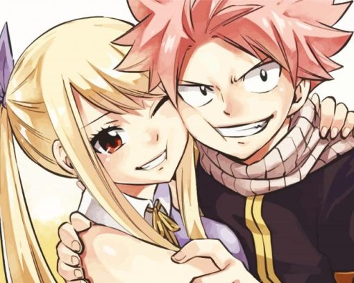 Natsu And Lucy Paint By Numbers