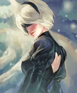 NieR Automata 2B Paint By Numbers