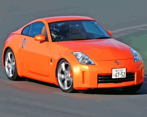 Nissan 350z Paint By Numbers