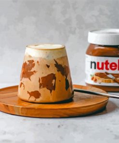 Nutella Coffee Drink Paint By Numbers