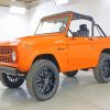 Orange Ford Bronco Car Paint By Numbers