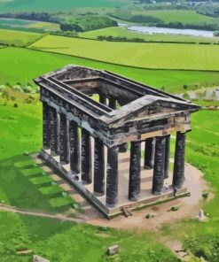 Penshaw Monumentold Building England Paint By Numbers