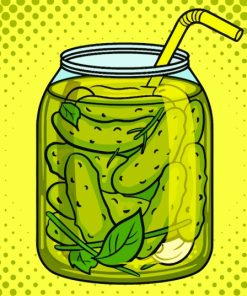 Pickles Illustration Paint By Numbers