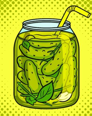 Pickles Illustration Paint By Numbers