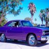 Plum Crazy Plymouth Roadrunner Paint By Numbers