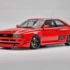 Red Audi 80 Car Paint By Numbers