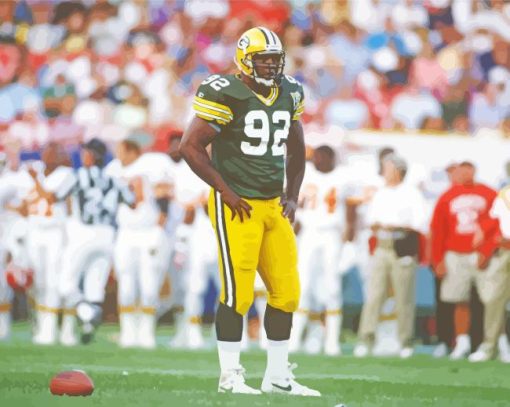 Reggie White Paint By Numbers